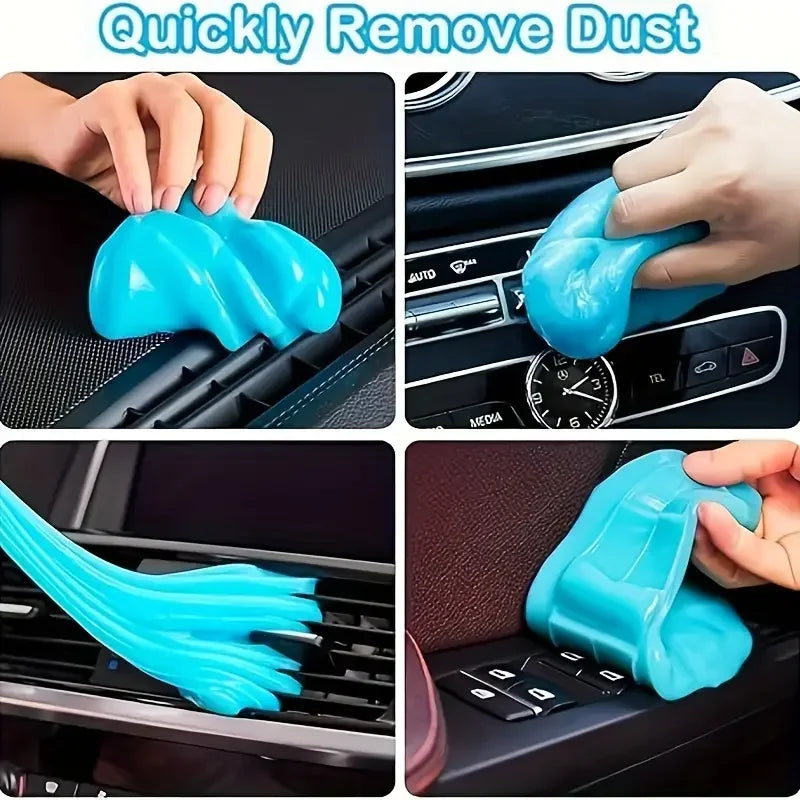 Cleaning gel on keyboard