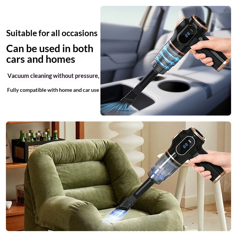 Car vacuum cleaning seats